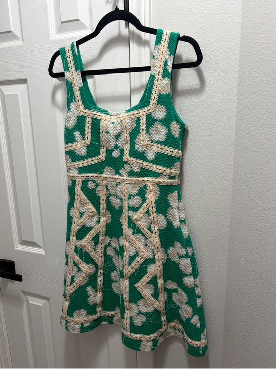 Maeve Dresses & Skirts - Maeve Sleeveless Green Floral Dress